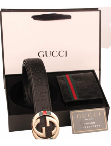 Cinturón Gucci + Billetera 