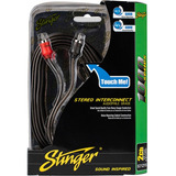 Cable Audio Rca A Rca Stinger Si1215 4.6 M Serie 1000 2 Canales Cobre Premium