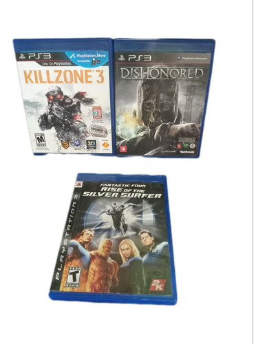 Trilogía Dishonored Ps3 Incluye Killzone 3 + 4 Fantasticos 