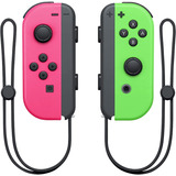 Set De Control Joystick Inalámbrico Nintendo Switch Joy-con (l)/(r) Rosa Neón Y Verde Neón