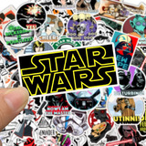 50 Stickers Star Wars Etiquetas Autoadhesivas Impermeable