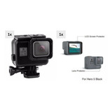 Acessórios Gopro Hero 5 6 Black Película Case Blackout