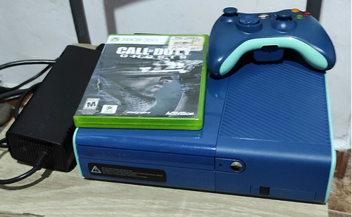 Xbox 360 Azul Edición Limitada Call Of Duty Ghost Original