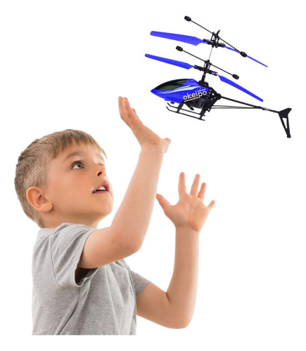 Helicóptero Juguete Volador Con Sensor Recargable Usb Niños