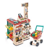 Super Mercado De Juguete Con Carrito Luz Y Sonido 82 Cm Alto