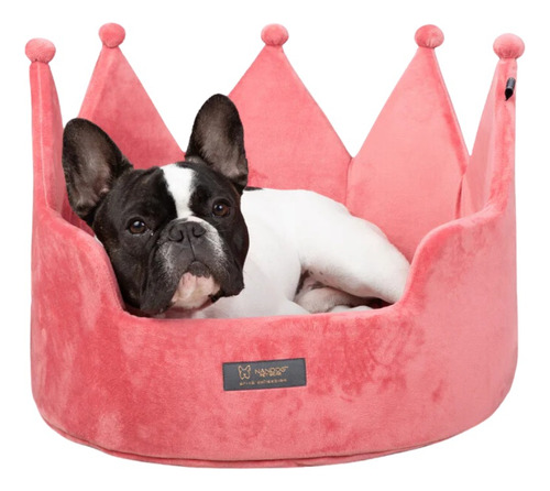 Cama Para Cachorros E Gatos Crown Collection Pink Nandog