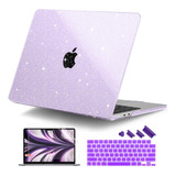 Funda Dongke Para Macbook Air 13 M2 + C/teclado Glitter P