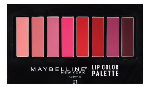 Maybelline Lip Studio - Paleta De Colores De Labios, 0.14 O.