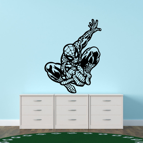 Adesivo De Parede Quarto Infantil Super Heróis Homem Aranha