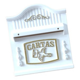 Caixa De Correio Colonial Pvc Q - Grade Ou Embutir