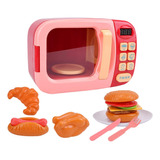 Minihorno Microondas Playset Para Decoración De Casa De Muñe