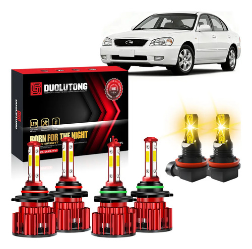 Focos Led Mitsubishi Lancer 2007-2015 Luz Alta/baja/niebla