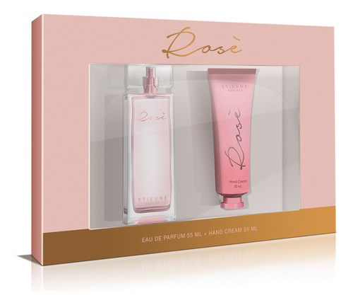Perfume Etienne Essence Rosé 55ml + Hand Cream 50ml