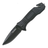 Navaja Plegable Black Tactical Rescue/ Tac Force Spring