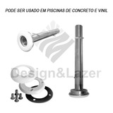 Chumbador Inox Para Bancos E Mesas Bar Molhado Piscina 