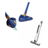 Kit Mop Esfregão Rodo Mágico Triangular + Mini Mop Limpeza M