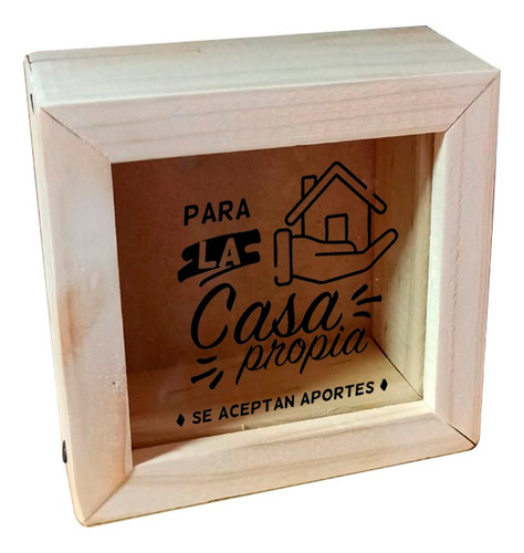 Alcancia Personalizada 15x15 /  Lacombiemprende