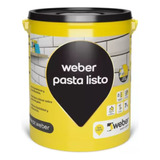 Pegamento Weber Pasta Listo 7 Kg P/cerámica Sobre Placa Yeso