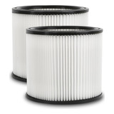 2 Filters Of Cartucho For Seco Húmedo Aspiradores Shop-vac