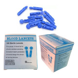 Lancetas Caja X 100 Unidad , Lanceta Estéril Glicemia Diabet