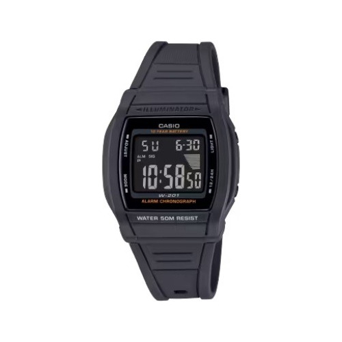 Reloj Casio W-201 Hombre Digital Original Impacto Online