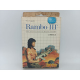 Rambo Iii 3 Sega Master System Tectoy Cib Serial Original