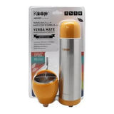 Keep Set Termo Bala Negro 500ml + Mate Con Bombilla 230ml