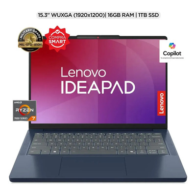Laptop Lenovo 15.3 Ideapad Slim 3 15ARP10 16GB RAM SSD 1TB | Meses sin interés