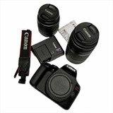 Canon T7 Premium Kit + Tripoides + Complementos + Regalo