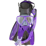 Set Snorkeling Mex Cressi Natación Visor, Snorkel, Aletas