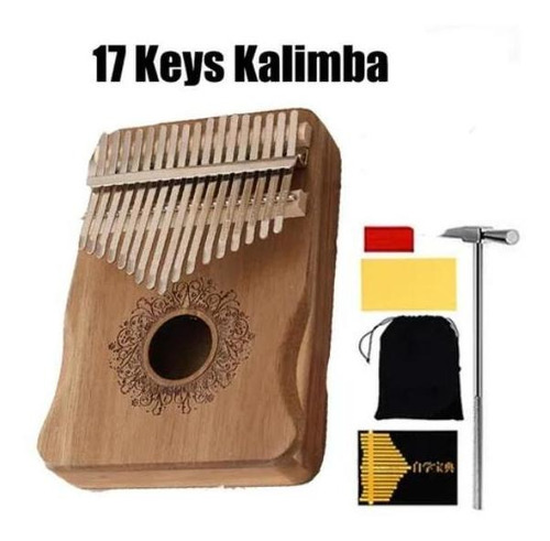 Instrumento Portátil Kalimba Entrada 17 Tonos A