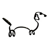 Gigicloud - Escultura De Pared De Arte Minimalista De Perro 