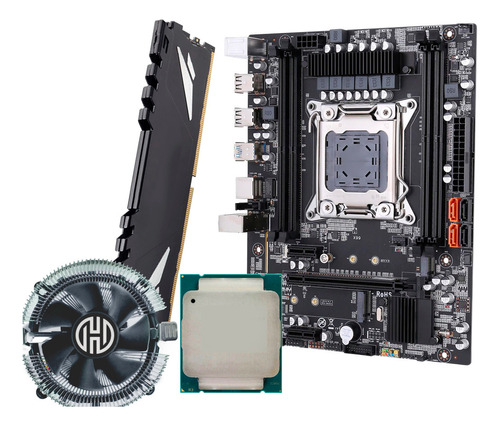 Kit Gamer Placa Mãe X99 Lga 2011-3 16gb Ram Xeon E5 2630l V3