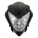 Faro Completo Moto Pulsar 200ns Negro + Meses Sin Intereses