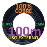 Cabo Rede Cat5e 100m 100% Cobre Uso Externo Dp Capa Connect