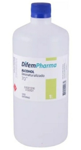 Alcohol Desnaturalizado Difempharma 1 Litro