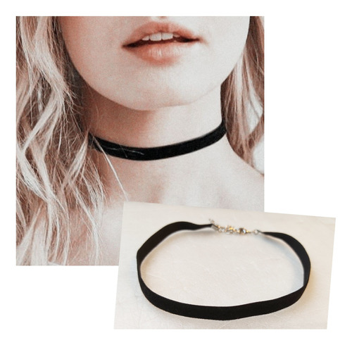 Collar Gargantilla Choker Cinta Terciopelo O Cuero 10 Mm 