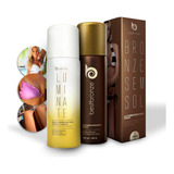 Spray Facil Bronzeador Sem Sol Com Iluminador Corporal 150ml