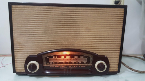 Radio General Electric Valvular Funciona Original Sonido Ant