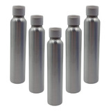 Botella Envase Aluminio 120 Ml Barberia Con Tapa Flip Top X3