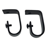 Kit X 2 Soporte Para Barral De 3/4  Techo Key Negro