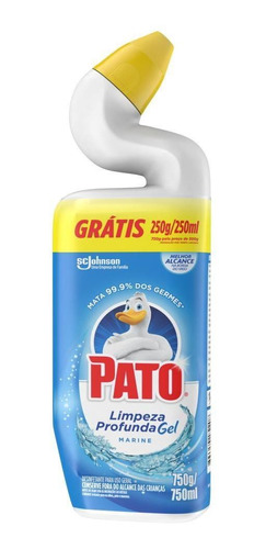 Limpador Sanitário Pato Gel Limpeza Profunda Marine - 750ml
