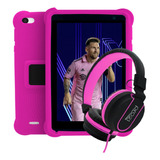 Tablet Gamer Niños 2gb Ram Con Funda + Auriculares Vincha 