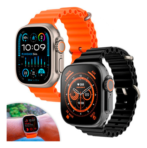 Relógio Inteligente Smartwatch U9 Ultra 49mm Lançamento 2023