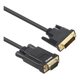 Cable Convertidor Dvi-d 24 + 1 A Vga Macho A Macho