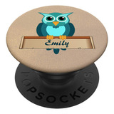 Emily Owl Design - Agarre Y Soporte Para Telefonos Y Tableta
