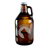 Growler De Cerveza De Vidrio Grabado A Mano Con Orgullo De L