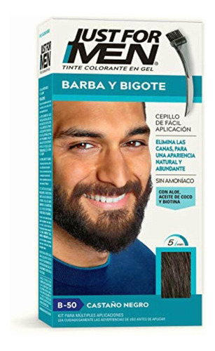 Just For Men Tinte Gel Barba/ Bigote Castaño Negro (b-50)