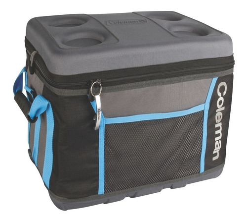 Bolso Térmico Coleman Sport Colapsable 75 Latas Color Negro