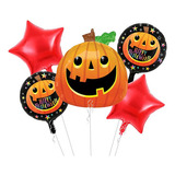 Kits 5pz Globos Halloween Dia De Muertos Regalos Para Niños